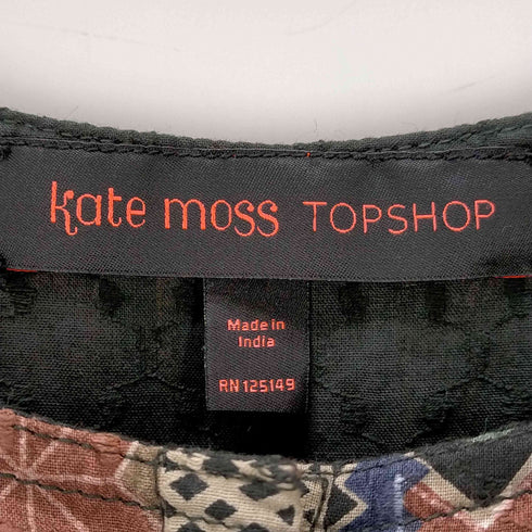 トップショップ TOPSHOP kate moss 総柄ワンピース レディース US:8